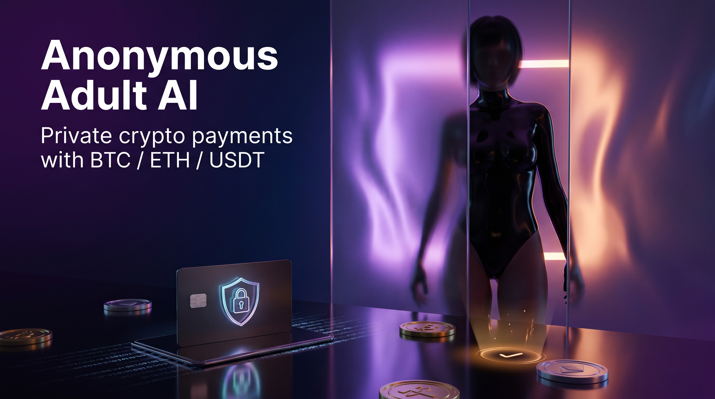Crypto Porn Payment: Bitcoin, USDT & Private AI Porn